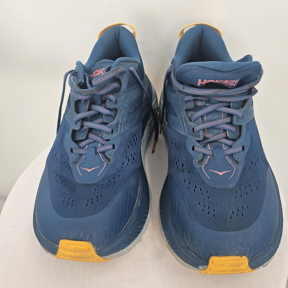 Hoka One One Stinson ATR 6 Trail Running Shoes Hiking Sneakers Blue Size 10.5 - Picture 5 of 7
